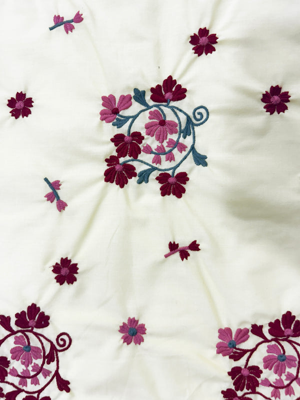 Multicolor NeoFlora Embroidery Fabric