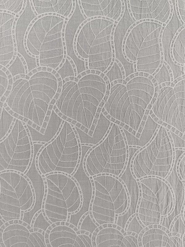 Motifs Embroidered cotton Fabric.